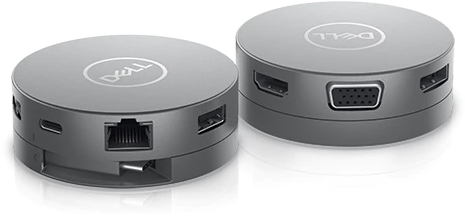 Dell Pro 7-in-1 USB-C Travel Hub 3xUSB3.0 + 1xHDMI2.0 + 1x DP1.2 + RJ45 + 1xUSB-C with Power Delivery 7